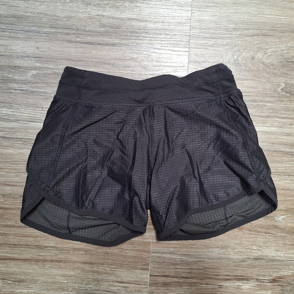 Ivivva girls size 12 black athletic shorts